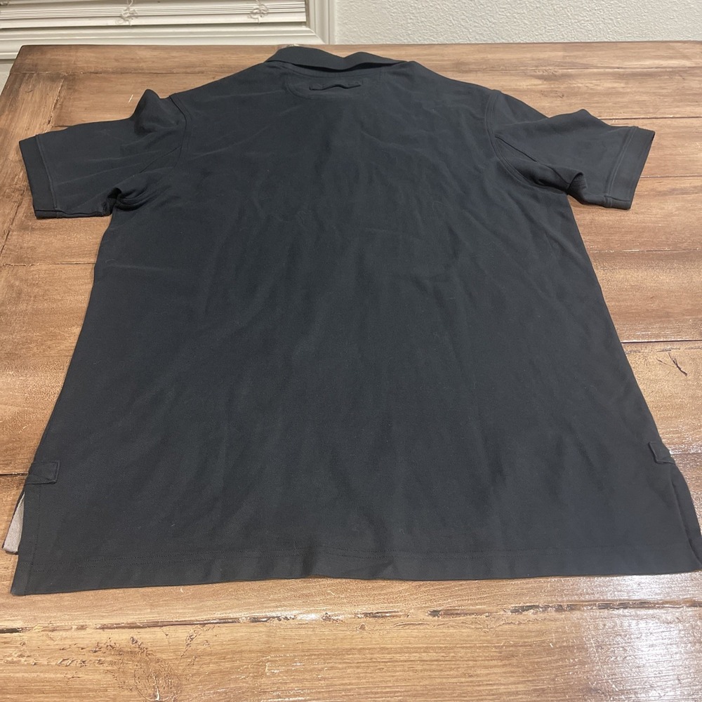 Duluth Trading Polo Shirt Mens M Blue Short Sleeve Cotton Workwear Relaxed - Picture 10 of 10